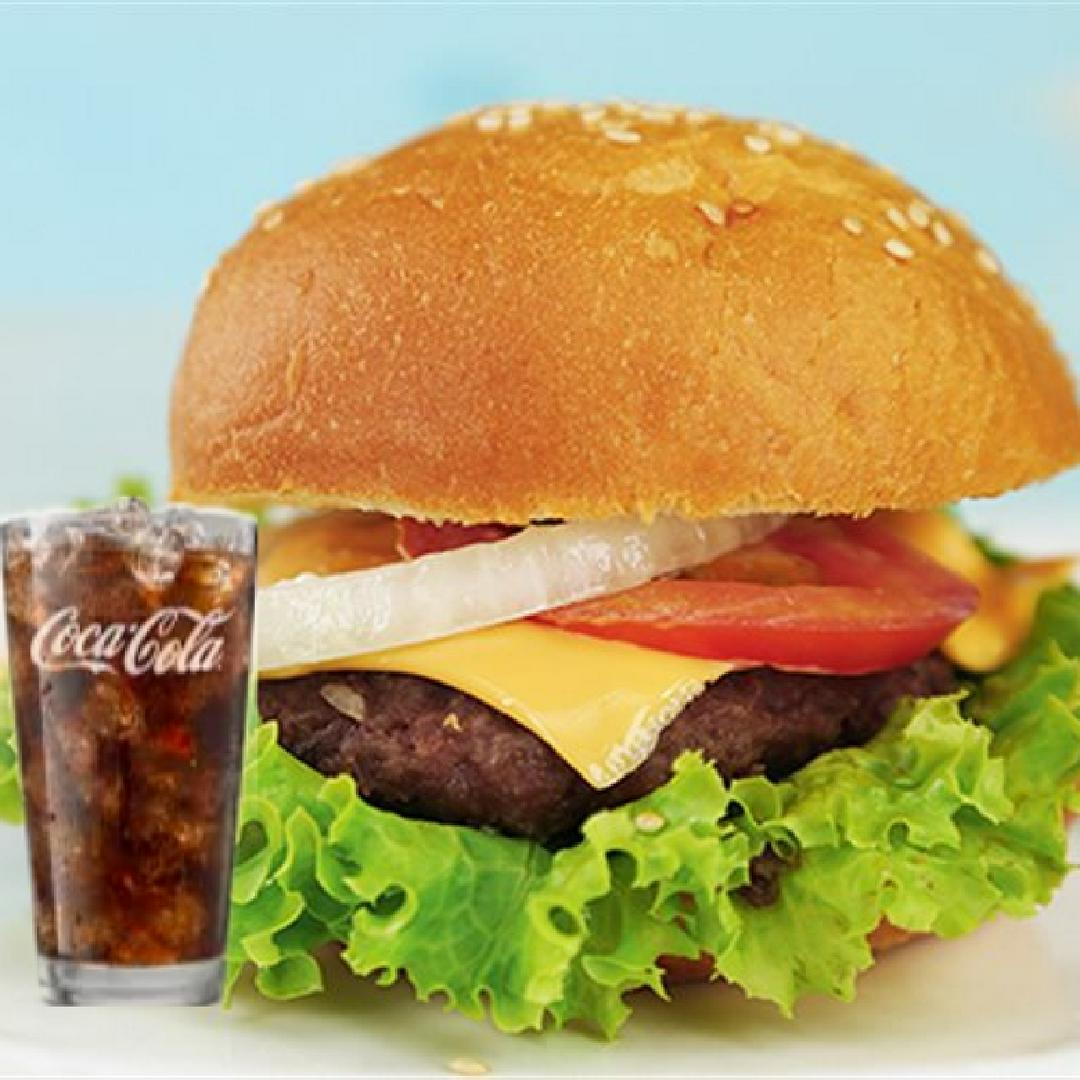 combo-hamburger-bo-pho-mai-coca-500ml