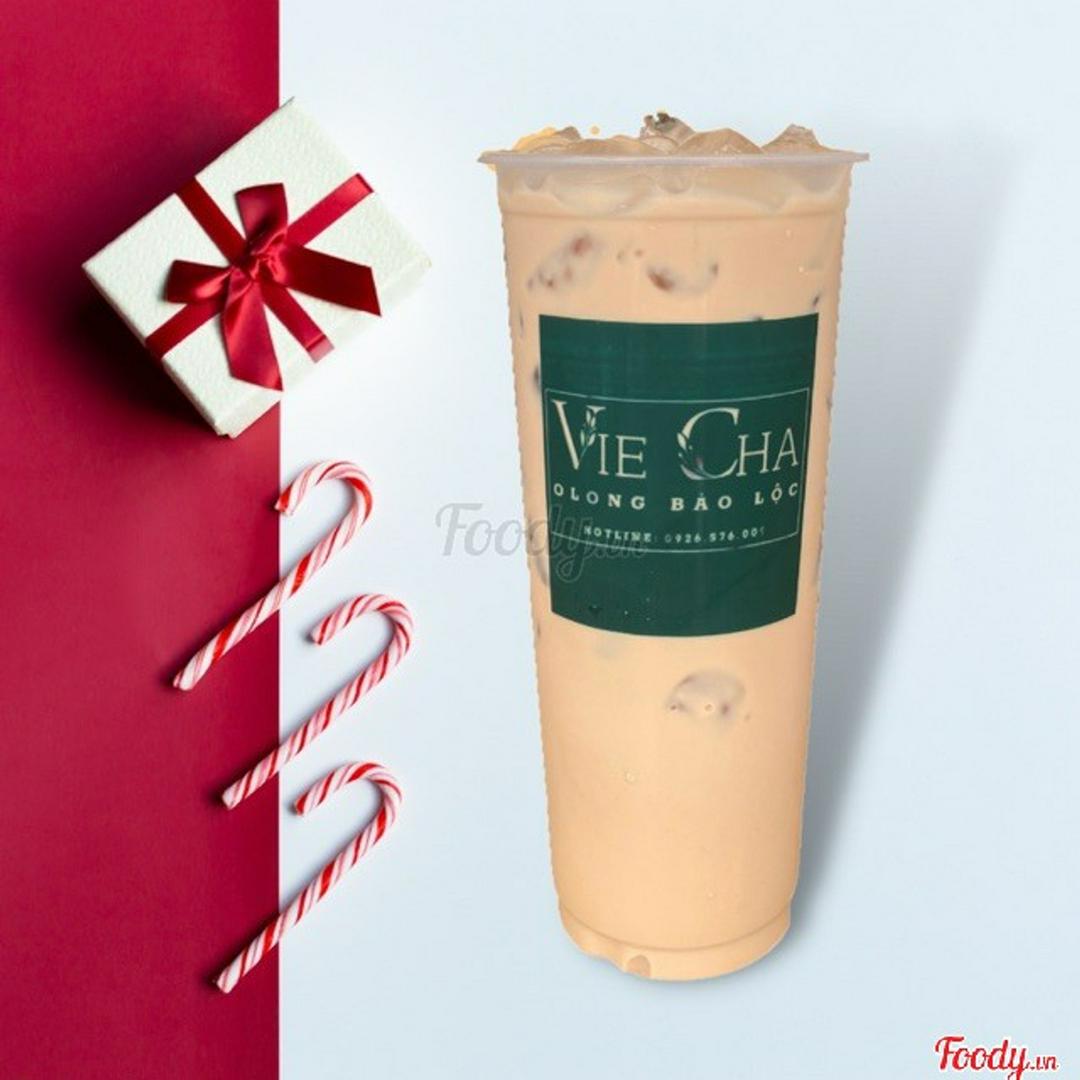 tra-sua-vie-cha-kem-topping