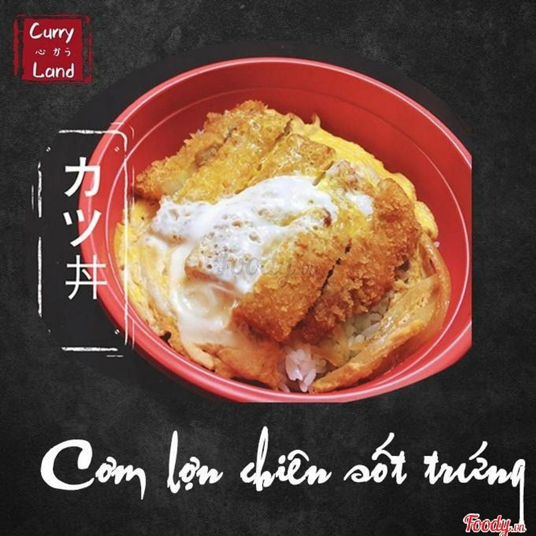com-thit-lon-chien-sot-trung-katsudon