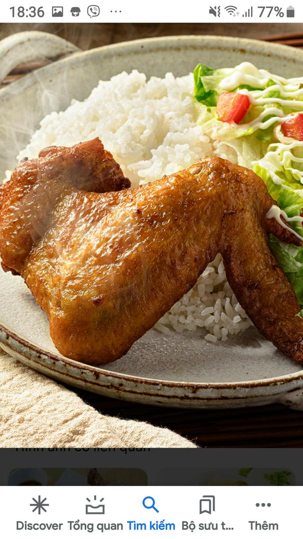 com-chien-canh-ga-mam-toi