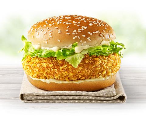 Burger Gà + phô mai sợi( cheese)