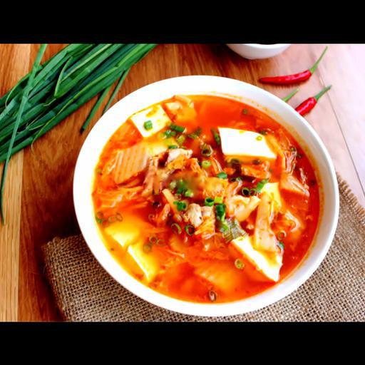 Canh Kim Chi - Đậu Hũ