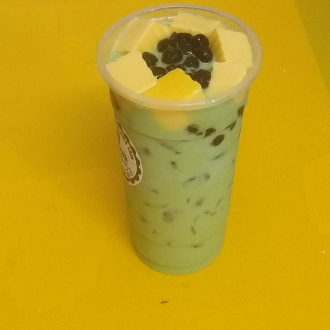 tra-sua-matcha-au-o-pudding-trung