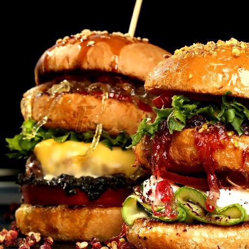 hamburger-4-tang-bo-ga-xuc-xich-pho-mai