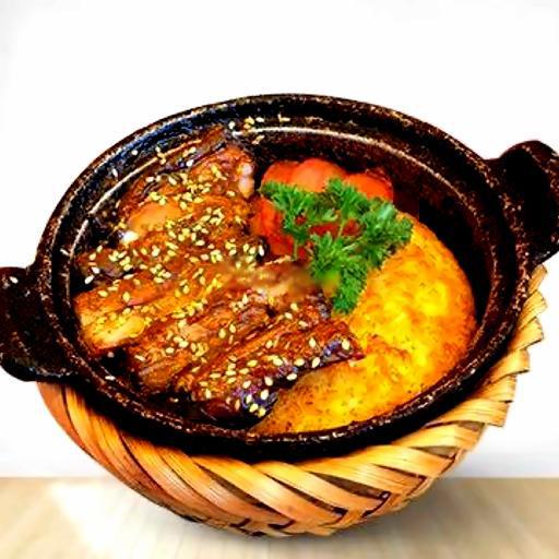 com-nieu-ga-sot-chua-ngot-1-mat-chay