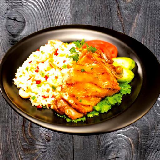 com-ga-nuong-tam-gia-vi