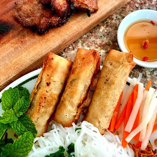bun-thit-nuong-cha-gio