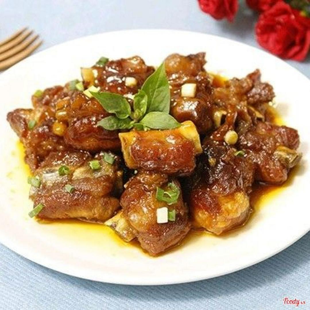 com-suon-sun-xao-chua-ngot-tra-ao