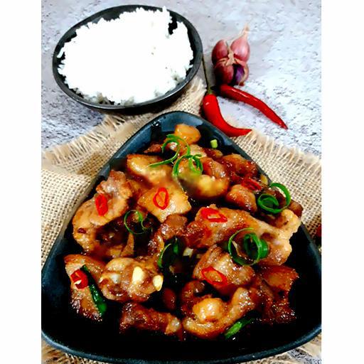 com-thit-rang-chay-canh