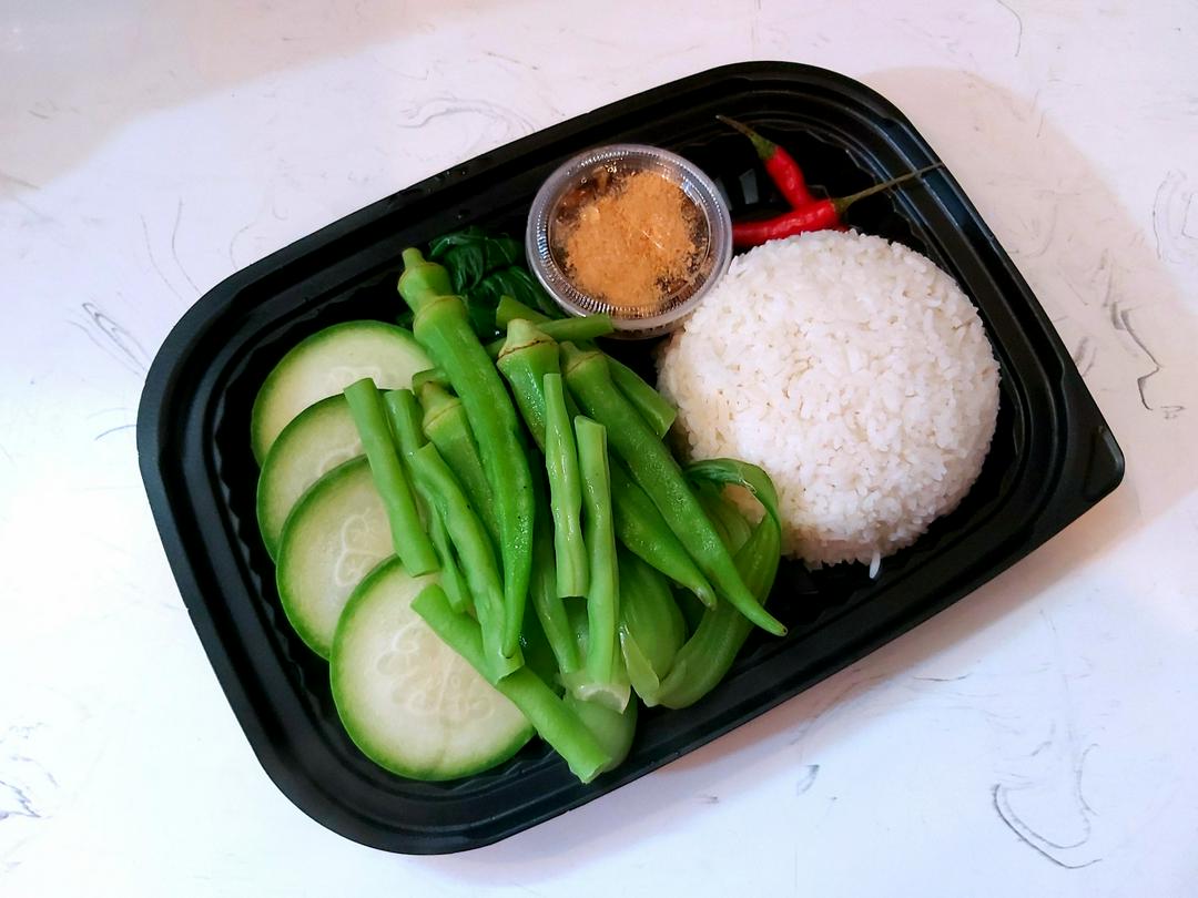 com-rau-luoc-kho-quet