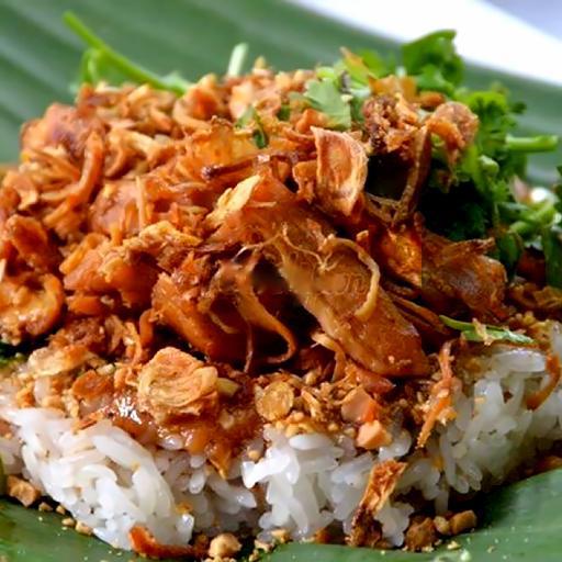 Xôi gà size vừa 