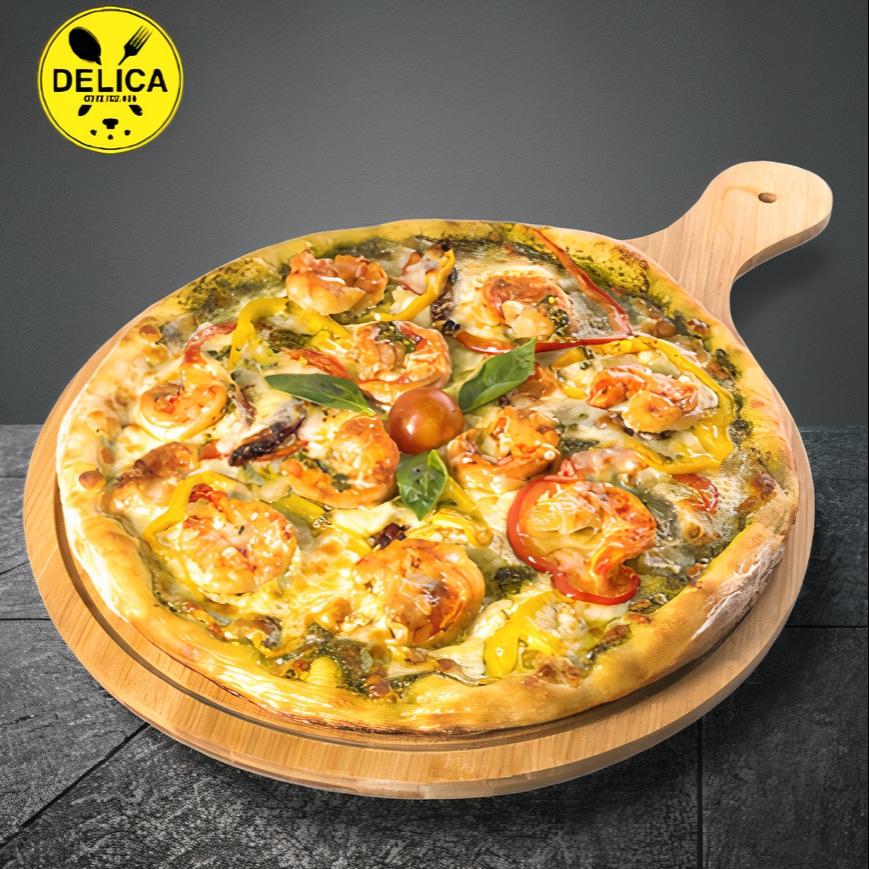 pizza-hai-san-xot-pesto-xanh