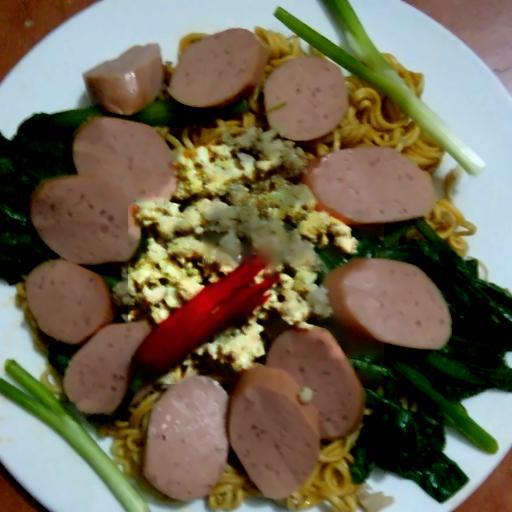 my-xao-xuc-xich-thit-bam