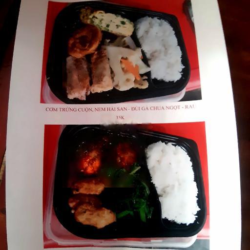 com-muop-ang-nhoi-thit-ca-nuc-sot-chua-ngot-nem-ran-toi-ga-chua-ngot-rau