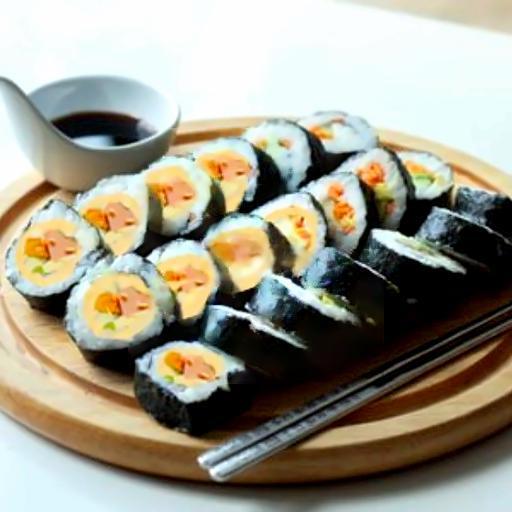 kimbap-pho-mai-cheddar-sot-pho-mai-chua-ngot