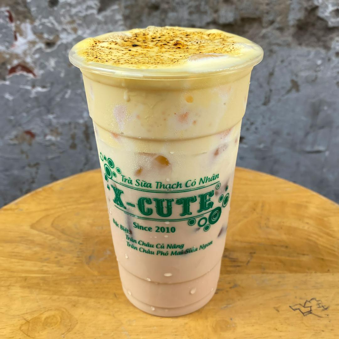 tra-sua-kem-trung-nuong