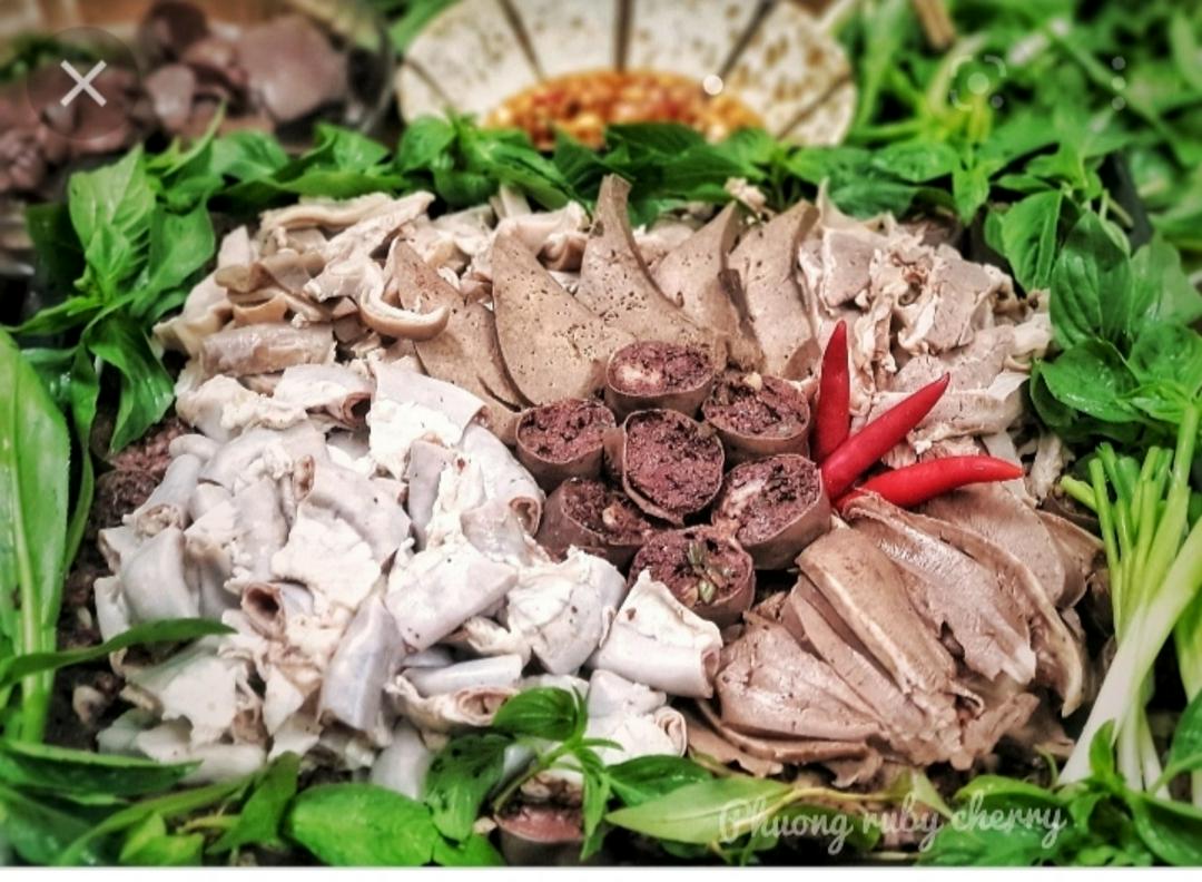 Lòng nhậu kèm cháo 1 người