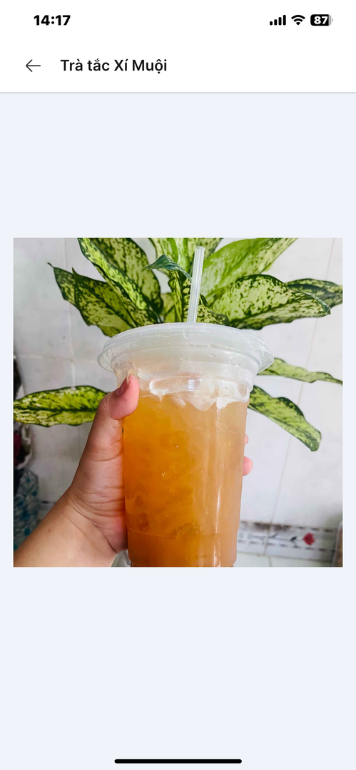 trà tắc xí muội