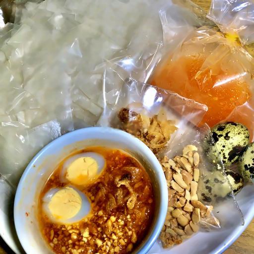 Bánh tráng chấm đặc biệt ăn chay được