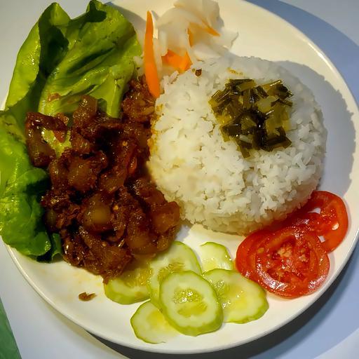 com-thit-xao-mam-ruoc