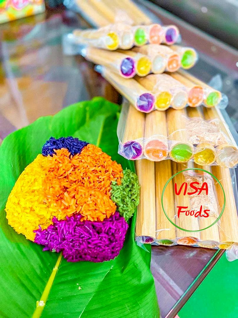 Cơm Lam Ngũ Sắc 1 Set ( 5 Ống )