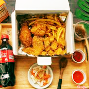 combo-ga-toki-sot-teriyaki-nhat-ban-tang-1-chai-coca-cola-390-ml