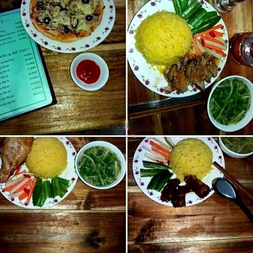 com-thit-ga-xao-nam-tuoi