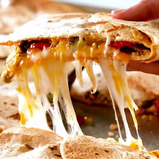 mushroom-quesadilla