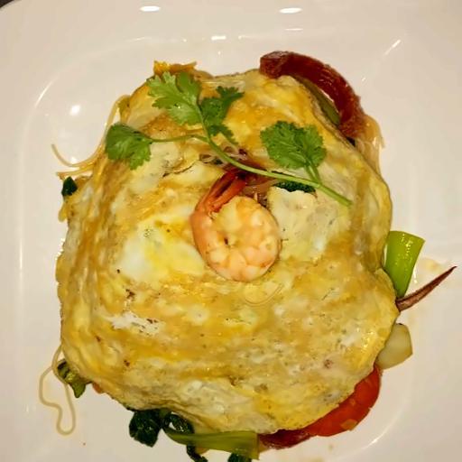 Bún gạo xào Singapore