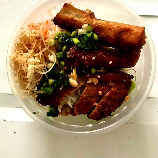 bun-thit-nuong-cha-gio-nem-nuong