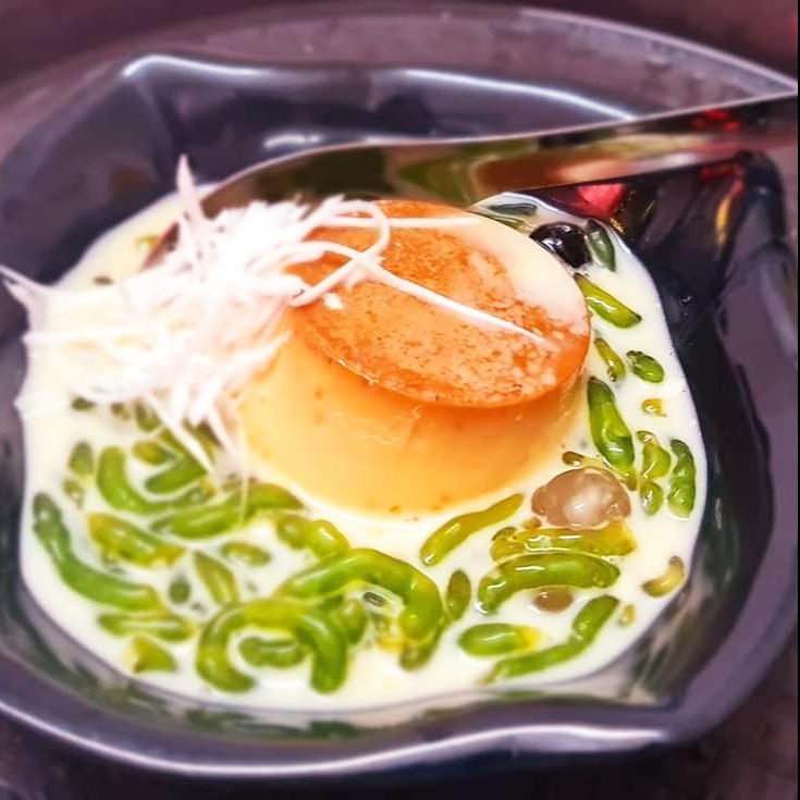 che-thai-o-xanh-mix-caramel