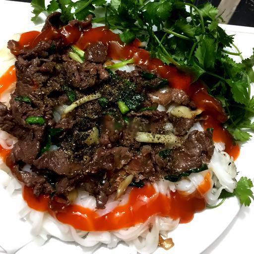 pho-tron-thit-bo-xao-tai-lan