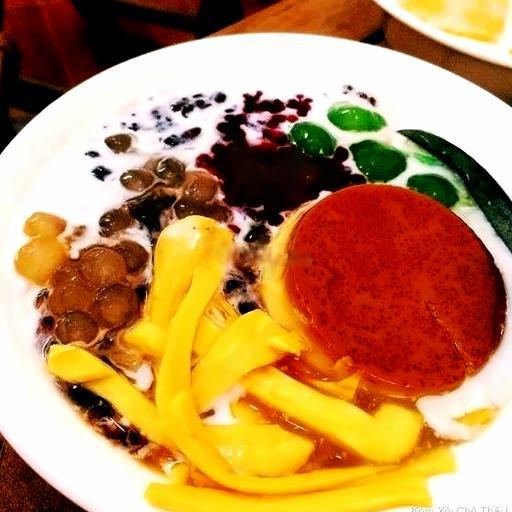 caramen-tran-chau-thach-che-thai-thap-cam-sua-chua-xoai-caramel