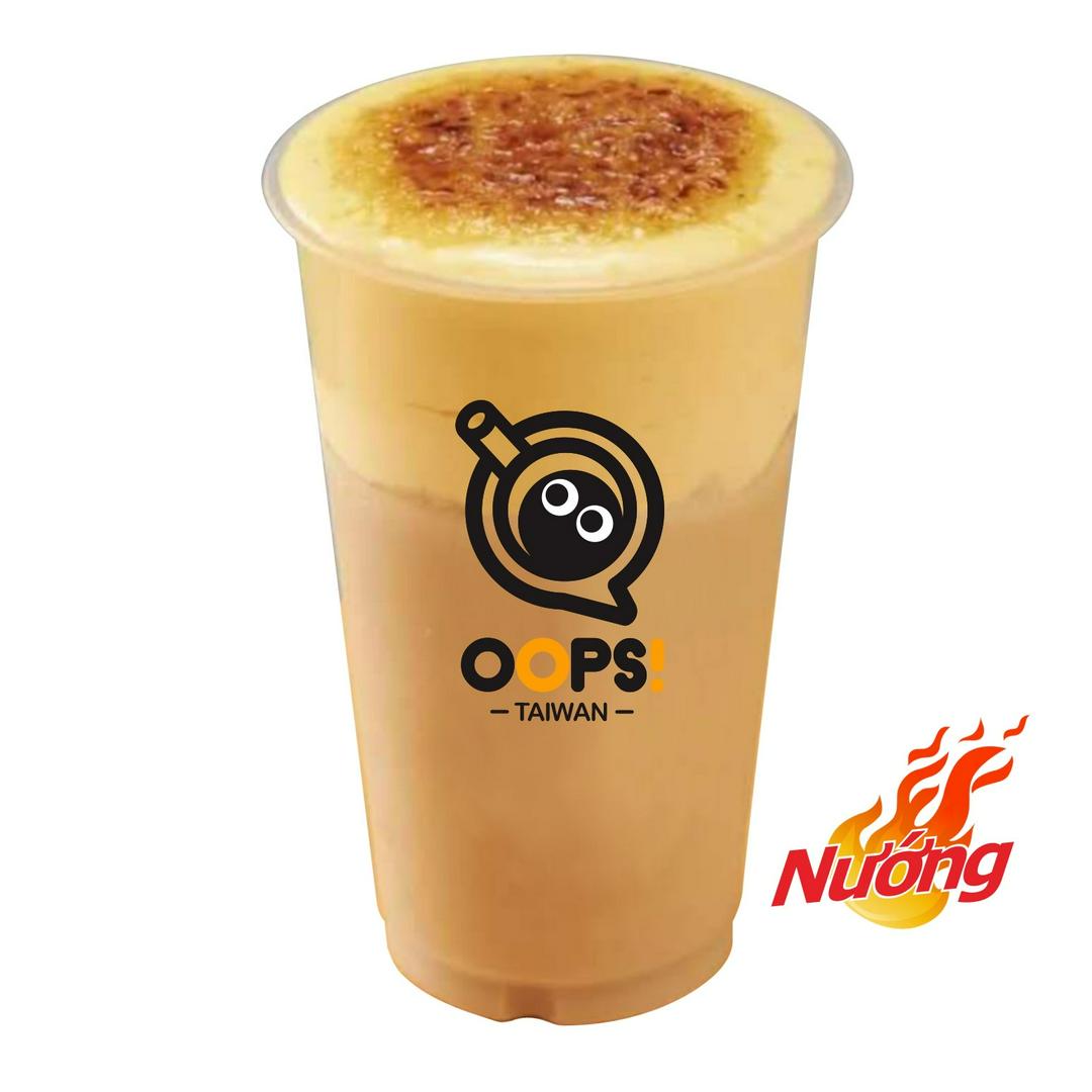 tra-sua-oops-kem-trung-chay