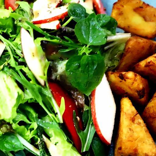 salad-tao-va-banh-au-ga-sot-giam-nho