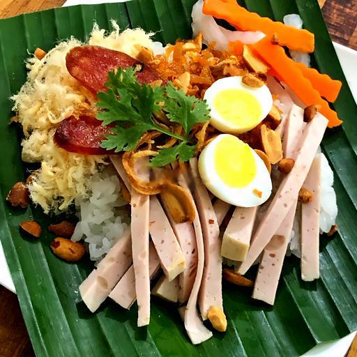 xoi-thap-cam-goi-la-chuoi