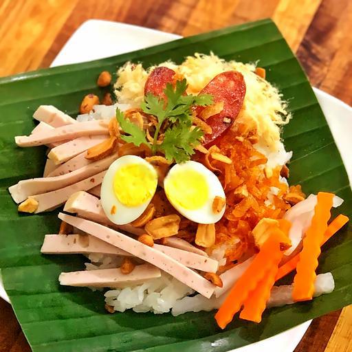 xoi-man-goi-la-chuoi