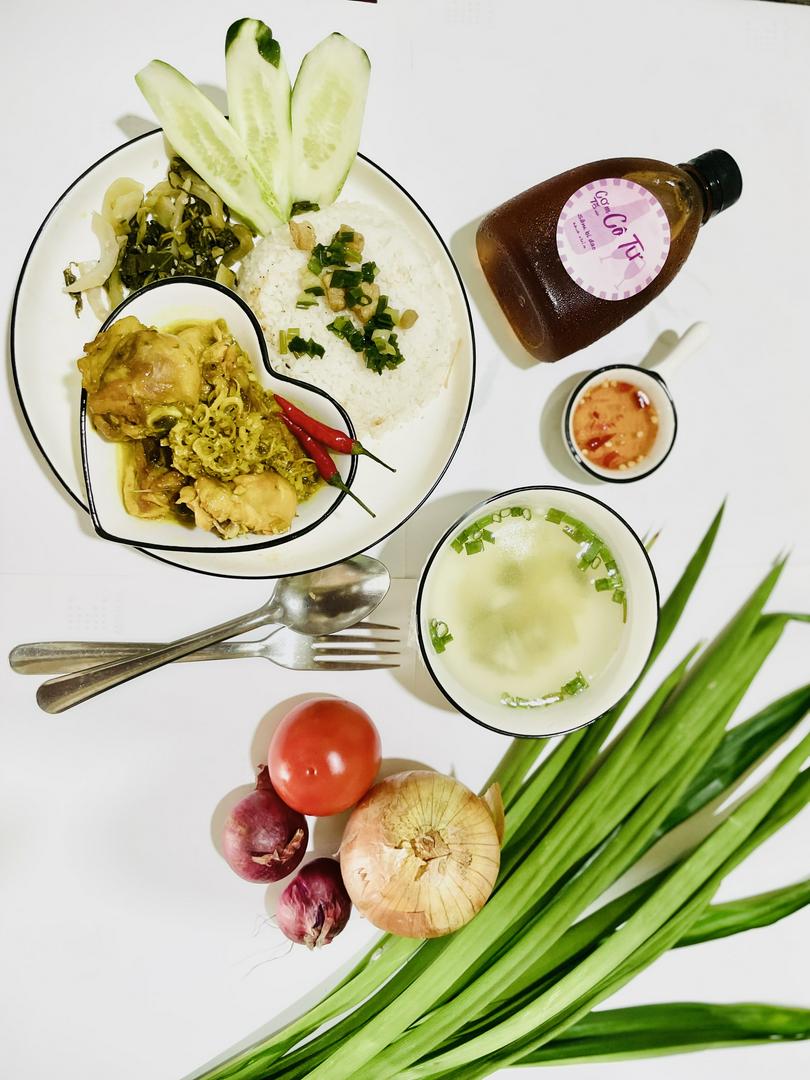 com-tam-ga-kho-sa-ot