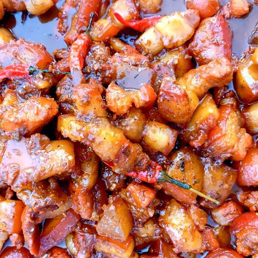 com-thit-kho-mam-ruoc