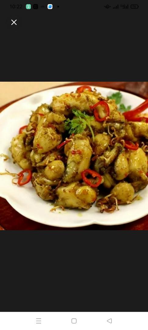 com-ech-kho-sa-ot-tang-kem-nuoc-uong