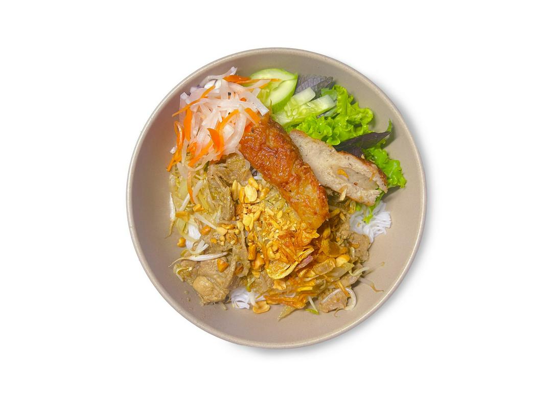 bun-thit-xao-nem-nuong