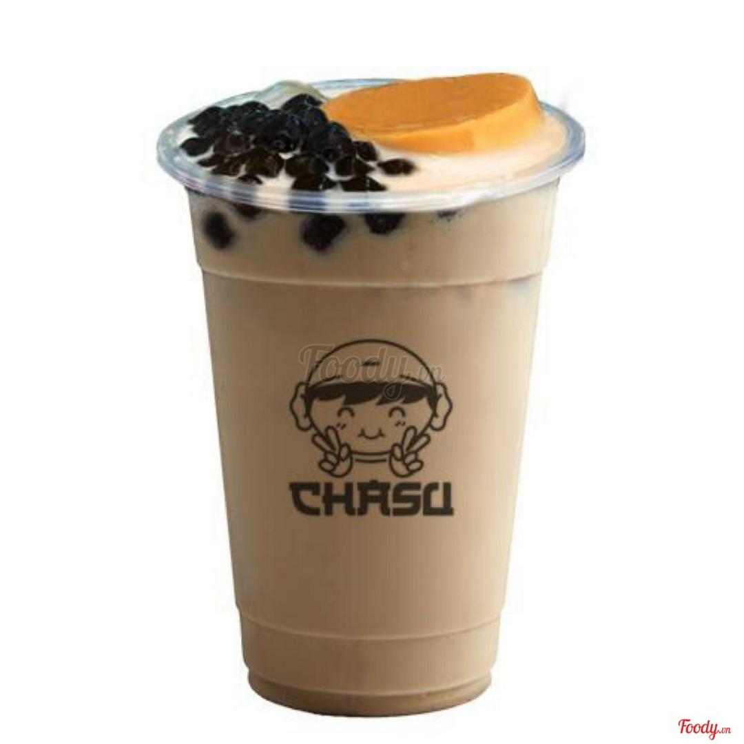 tra-sua-flan-trung-mix-tran-chau-en-size-l