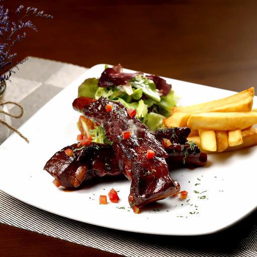 suon-non-nuong-sot-bbq-500gr