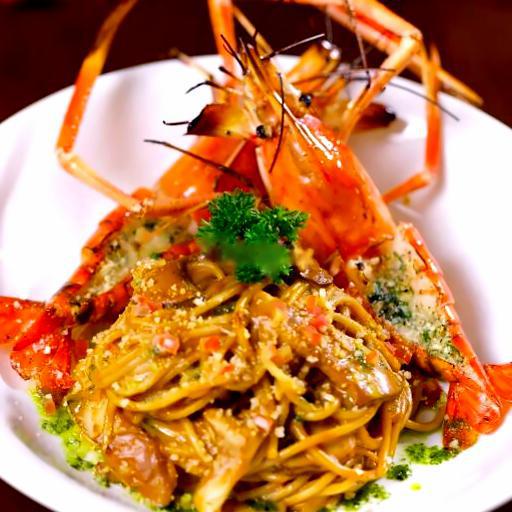 tom-cang-xanh-sot-kem-an-voi-mi-y