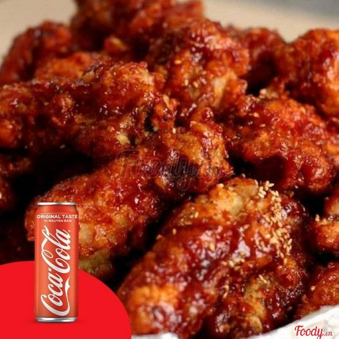 com-ga-sot-chua-ngot-trung-ran-coca-cola