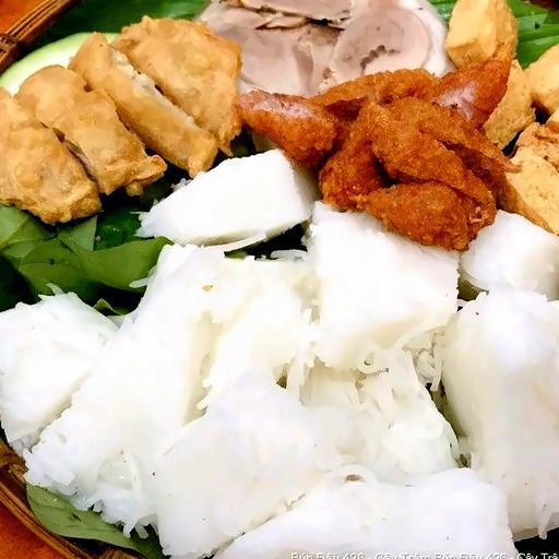 bun-au-thit-cha-com-nem-chua