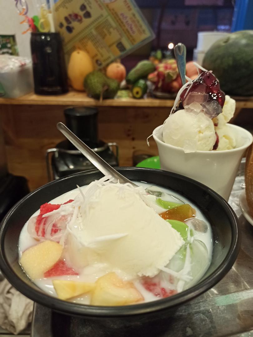 hoa-qua-dam-sua-chua-che-dua-dam-thach-la