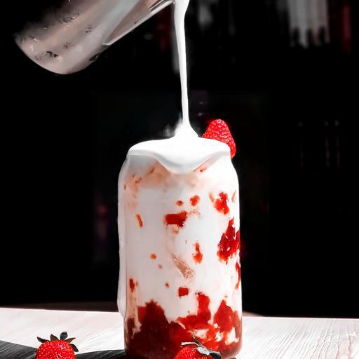 strawberry-latte