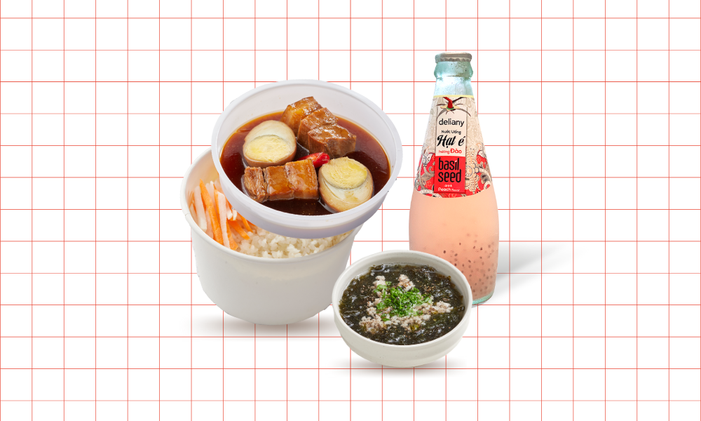 combo-com-thit-kho-trung-canh-rong-bien-nuoc-ep