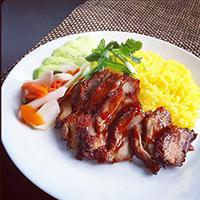 com-ga-luoc-xa-xiu-canh-xa-lach-xoong-thit-bam-nuoc-sam